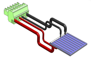 QEXL Solar Cell Quantum Efficiency / IPCE / Spectral Response Measurement System Multi-Channel Back-Contact Test Fixture for multiple back contact devices on a single superstrate